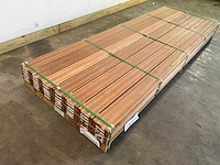 17,93m² elephant - vlonderplank hardhout semi-ribbel 305x14.5x2.1 cm