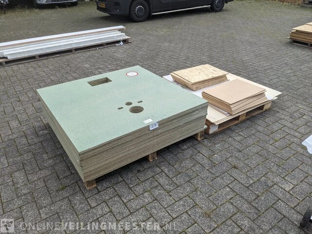 17x achterwand hangtoilet sanipan - afbeelding 1 van  7