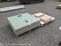 17x achterwand hangtoilet sanipan - afbeelding 1 van  7