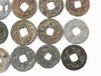 17x bronzen chinese munten 15e eeuw - afbeelding 4 van  5