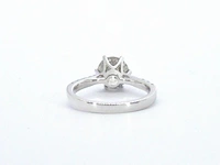 18 carat witgouden ring met een grote diamant van 2.00 carat - afbeelding 6 van  9