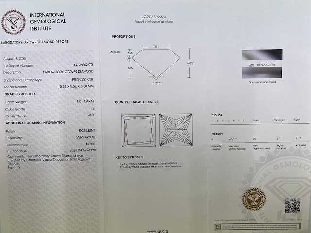 18 karaat geelgouden oorstekers met 2,01 crt. diamant - afbeelding 3 van  7