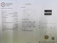 18 karaat geelgouden oorstekers met 2,01 crt. diamant - afbeelding 4 van  7