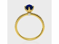 18 karaat geelgouden ring met 1,33 crt. diamant - afbeelding 2 van  7