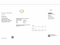 18 karaat geelgouden ring met 3,22 crt. diamant - afbeelding 2 van  6