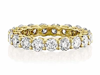 18 karaat geelgouden ring met 3,22 crt. diamant - afbeelding 3 van  6