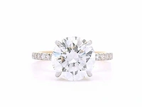 18 karaat geelgouden ring met 3,39 crt. diamant - afbeelding 6 van  10