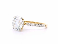 18 karaat geelgouden ring met 3,39 crt. diamant - afbeelding 1 van  10