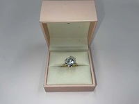 18 karaat geelgouden ring met 4,88 crt. diamant - afbeelding 4 van  8