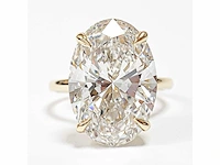 18 karaat geelgouden ring met 5,01 crt. diamant - afbeelding 1 van  12