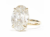 18 karaat geelgouden ring met 5,01 crt. diamant - afbeelding 7 van  12