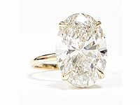 18 karaat geelgouden ring met 5,01 crt. diamant - afbeelding 8 van  12
