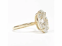 18 karaat geelgouden ring met 5,01 crt. diamant - afbeelding 10 van  12