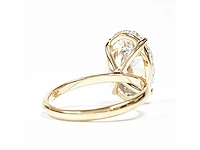 18 karaat geelgouden ring met 5,01 crt. diamant - afbeelding 12 van  12