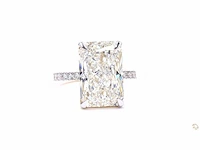 18 karaat geelgouden ring met 8,35 crt. diamant. - afbeelding 5 van  8