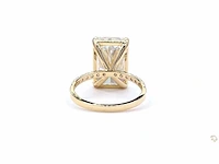 18 karaat geelgouden ring met 8,35 crt. diamant. - afbeelding 8 van  8