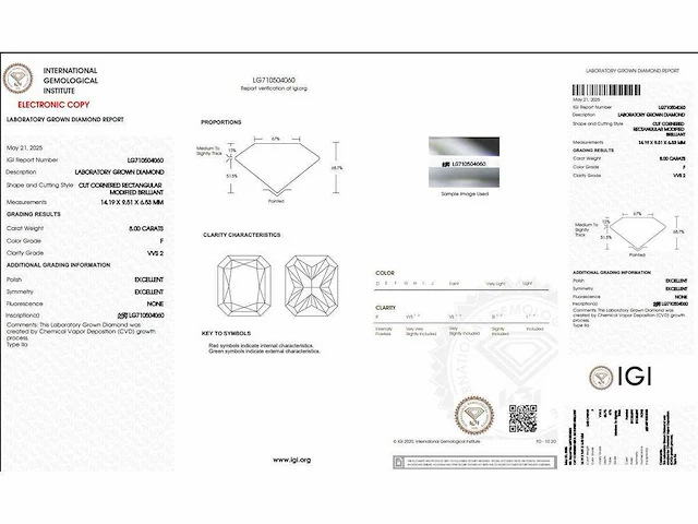 18 karaat geelgouden ring met 8,35 crt. diamant. - afbeelding 2 van  8