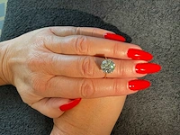 18 karaat geelgouden ring met diamant 4,80 crt. - afbeelding 7 van  11