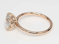 18 karaat roségouden ring met 3,00 crt. diamant - afbeelding 6 van  7