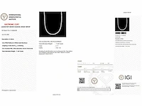 18 karaat witgouden ketting 11,68 crt. diamant - afbeelding 3 van  10