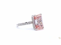 18 karaat witgouden ring met 10,54 crt. diamant - afbeelding 3 van  6