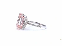 18 karaat witgouden ring met 10,54 crt. diamant - afbeelding 4 van  6