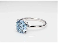 18 karaat witgouden ring met 2,08 diamant. - afbeelding 1 van  7