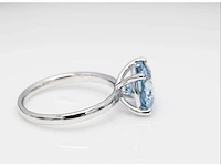 18 karaat witgouden ring met 2,08 diamant. - afbeelding 3 van  7