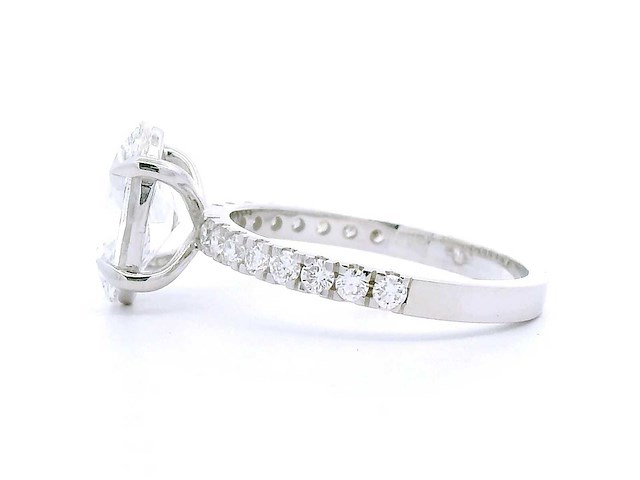 18 karaat witgouden ring met 2,35 crt. diamant - afbeelding 5 van  8