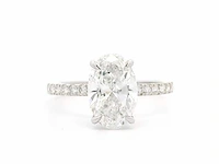 18 karaat witgouden ring met 2,38 crt. diamant - afbeelding 1 van  10