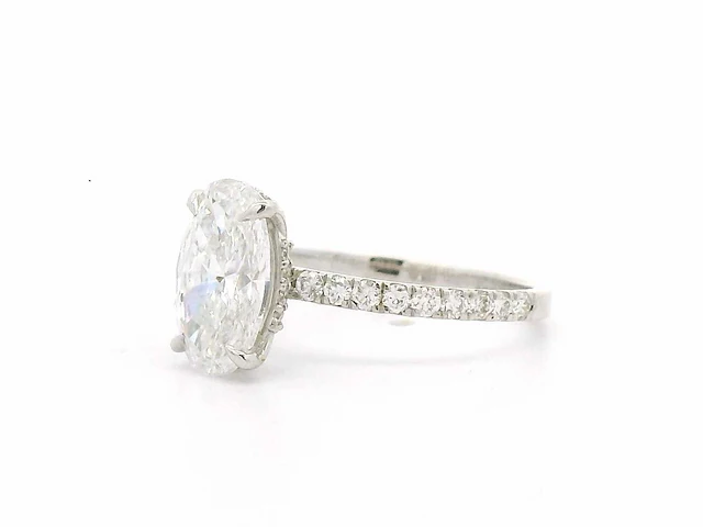 18 karaat witgouden ring met 2,38 crt. diamant - afbeelding 5 van  10