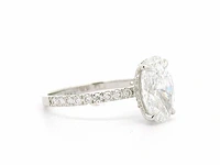 18 karaat witgouden ring met 2,38 crt. diamant - afbeelding 6 van  10