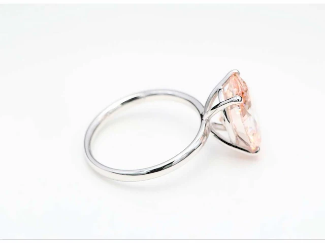 18 karaat witgouden ring met 2,54 crt. diamant. - afbeelding 2 van  7