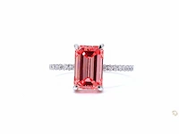18 karaat witgouden ring met 2,69 crt. diamant - afbeelding 6 van  7