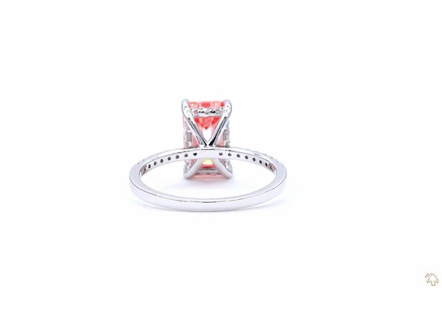 18 karaat witgouden ring met 2,69 crt. diamant - afbeelding 7 van  7