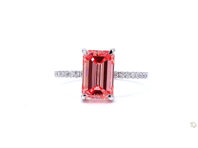 18 karaat witgouden ring met 2,69 crt. diamant - afbeelding 6 van  7