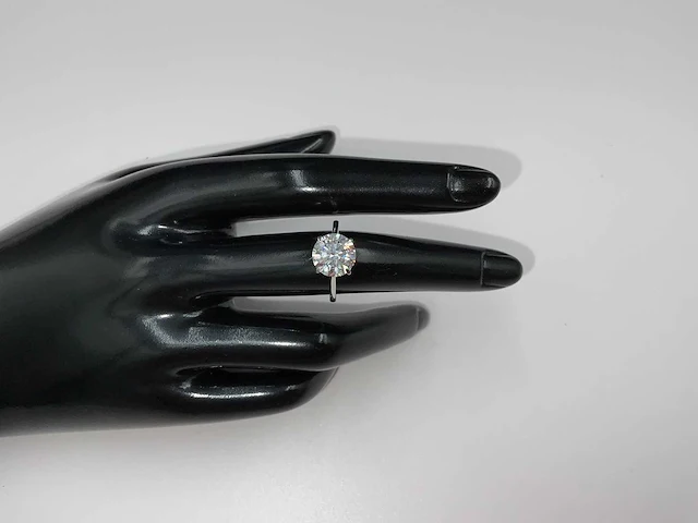 18 karaat witgouden ring met 3,04 crt. diamant - afbeelding 2 van  12