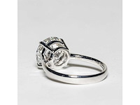 18 karaat witgouden ring met 3,04 crt. diamant - afbeelding 3 van  12