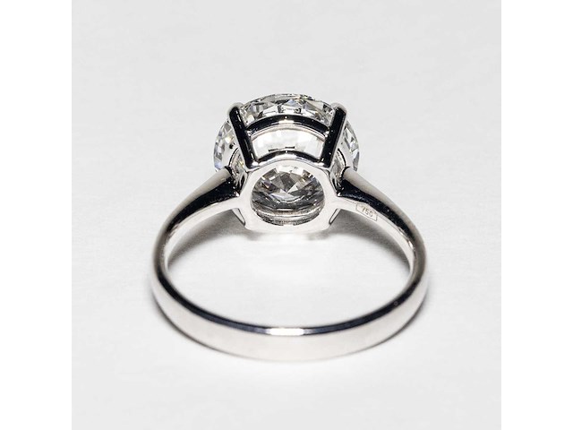 18 karaat witgouden ring met 3,04 crt. diamant - afbeelding 4 van  12