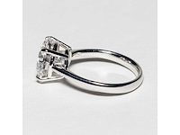 18 karaat witgouden ring met 3,04 crt. diamant - afbeelding 10 van  12