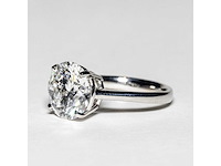 18 karaat witgouden ring met 3,04 crt. diamant - afbeelding 12 van  12