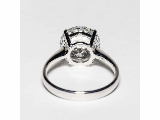 18 karaat witgouden ring met 3,04 crt. diamant - afbeelding 2 van  10
