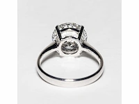 18 karaat witgouden ring met 3,04 crt. diamant - afbeelding 2 van  10