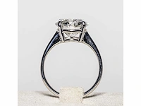 18 karaat witgouden ring met 3,04 crt. diamant - afbeelding 5 van  10