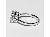18 karaat witgouden ring met 3,04 crt. diamant - afbeelding 7 van  10