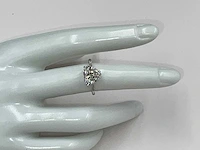 18 karaat witgouden ring met 3,07 crt. diamant hartvormig - afbeelding 9 van  13