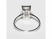 18 karaat witgouden ring met 3,07 crt. diamant. - afbeelding 11 van  18