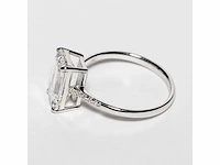 18 karaat witgouden ring met 3,07 crt. diamant. - afbeelding 14 van  18
