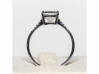 18 karaat witgouden ring met 3,07 crt. diamant. - afbeelding 4 van  18