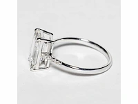 18 karaat witgouden ring met 3,07 crt. diamant. - afbeelding 7 van  18
